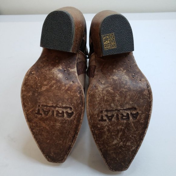 Ariat Womens Old Patriot Dixon Western Ankle Boot Size 5.5 Medium Leather Flag - Picture 8 of 15